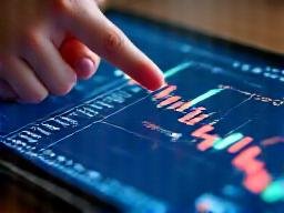 Analysis charts on a tablet
